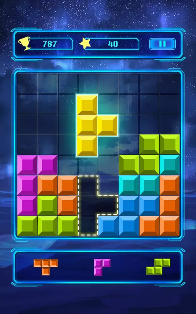 Tangkapan layar Brick Block Puzzle