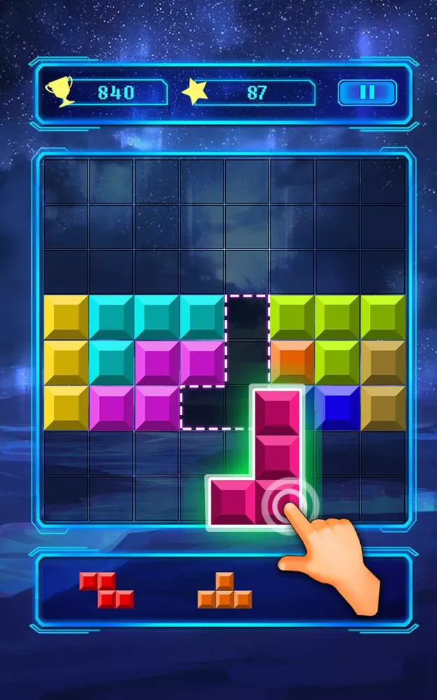 Tangkapan layar Brick Block Puzzle