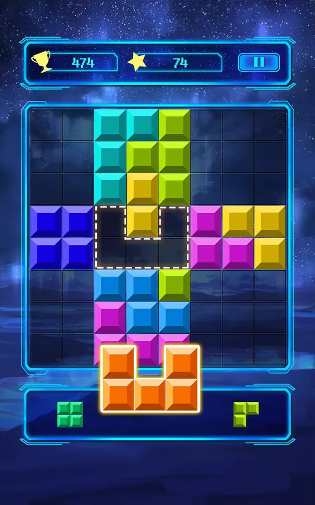 Tangkapan layar Brick Block Puzzle