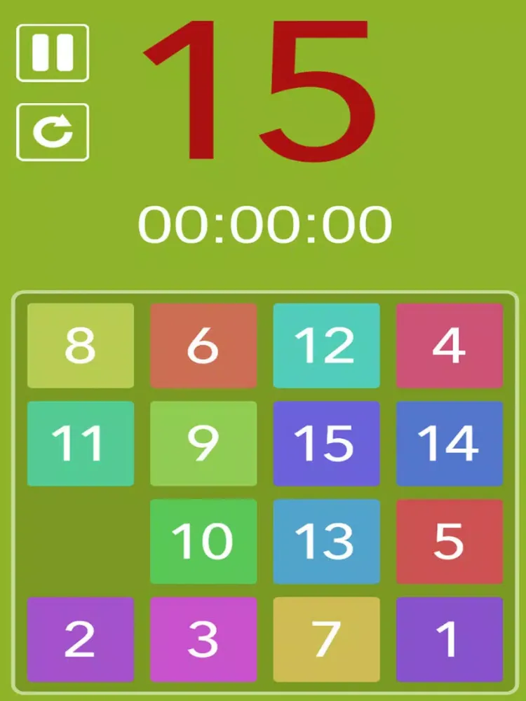Fifteen Puzzle : Number Slide iPad  Screenshots