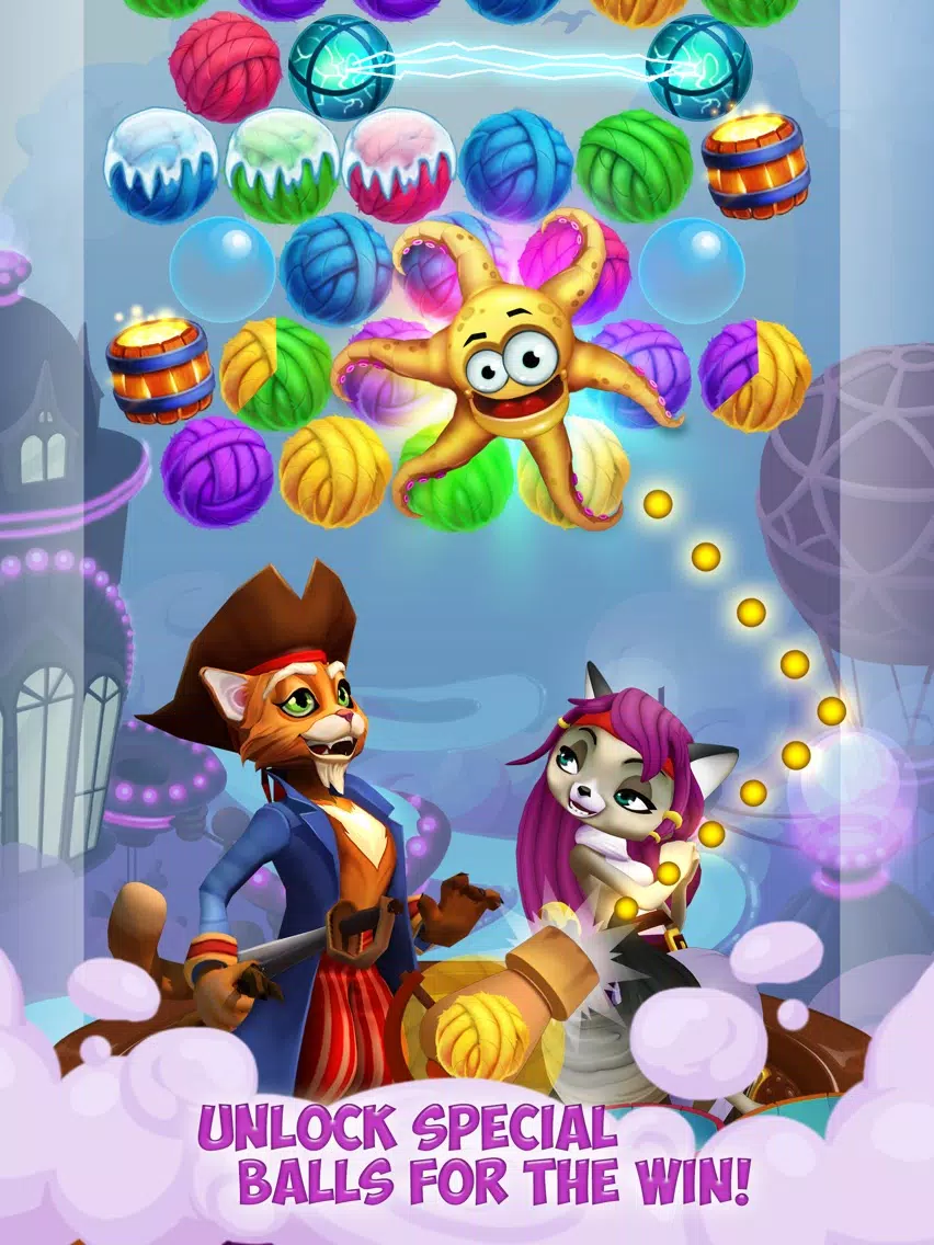 Kitty Pop Pirates iPad 應用截圖