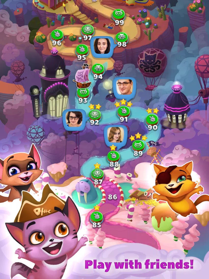 Kitty Pop Pirates iPad 應用截圖