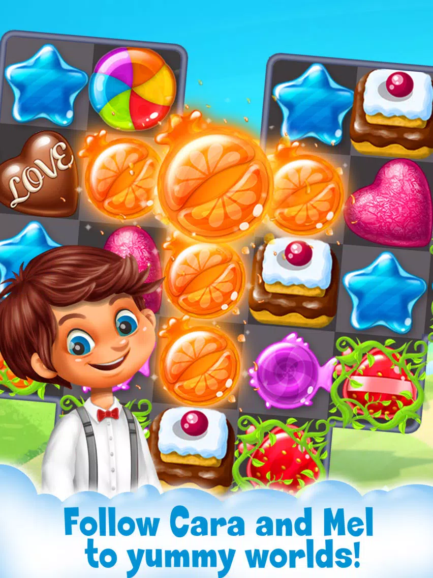 Sweet Tales: Valentine Match iPad  Screenshots
