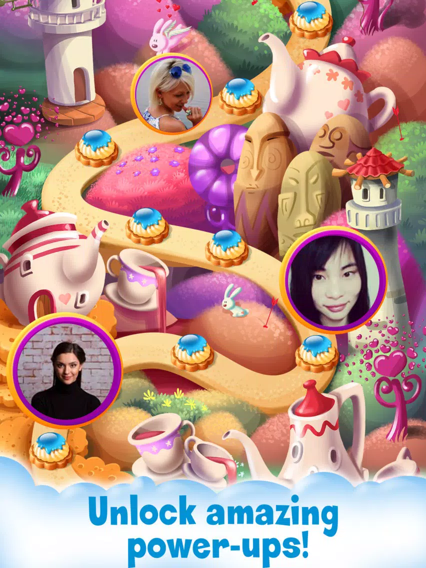 Sweet Tales: Valentine Match iPad  Screenshots
