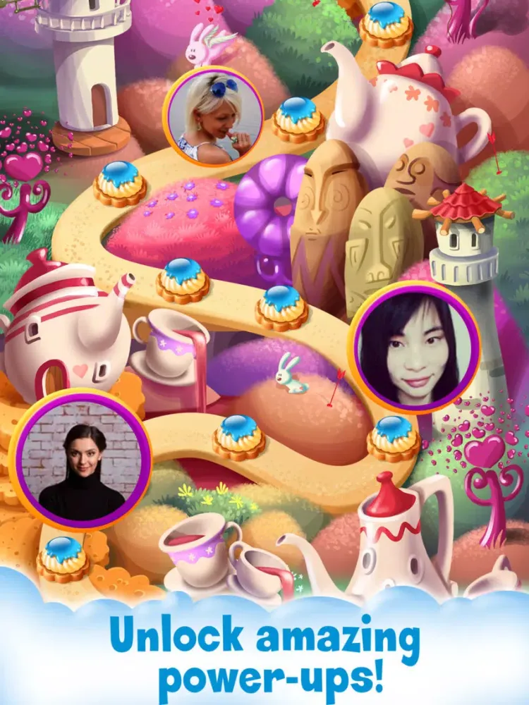 ภาพหน้าจอของ Sweet Tales: Valentine Match iPad 