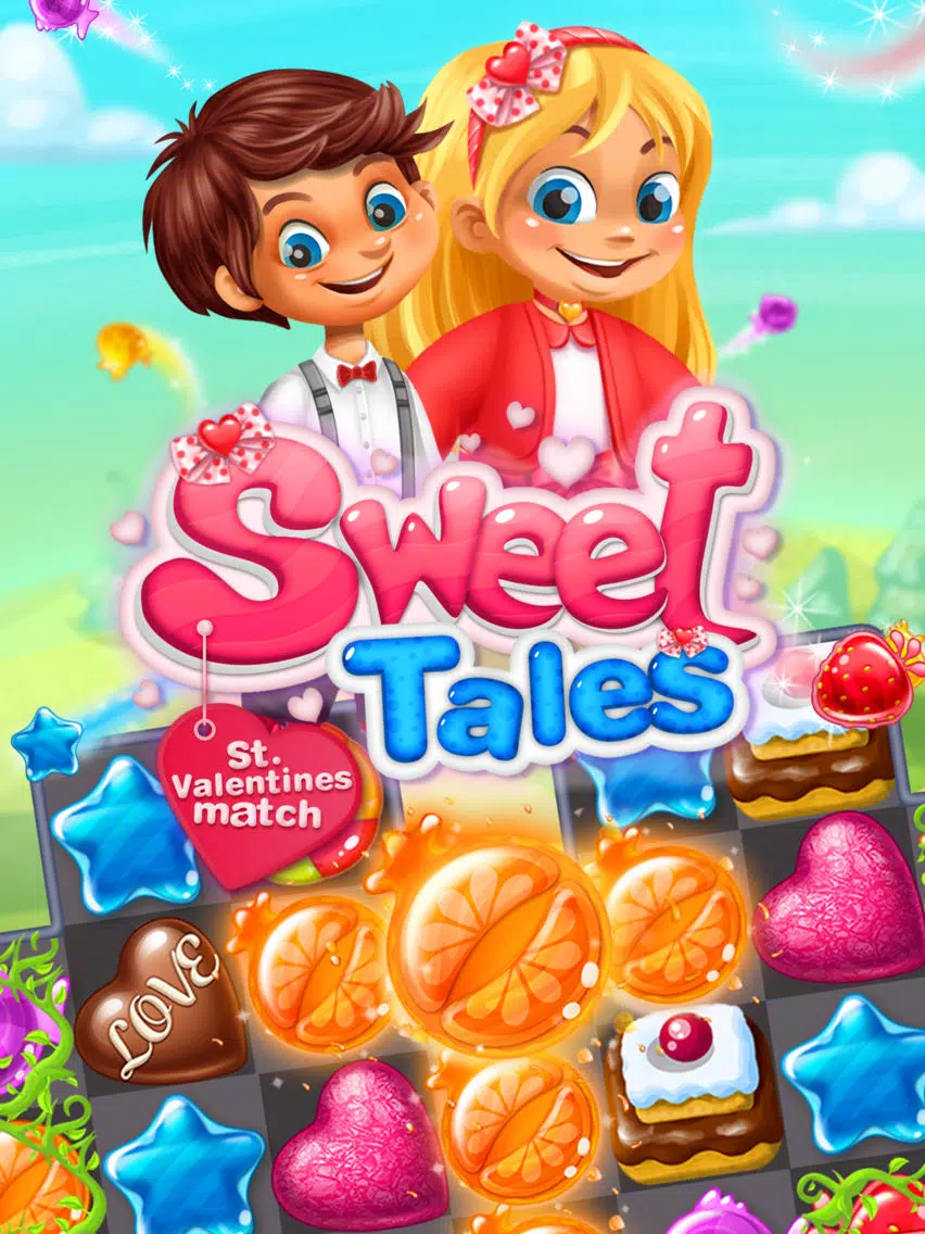 Sweet Tales: Valentine Match iPad  Screenshots