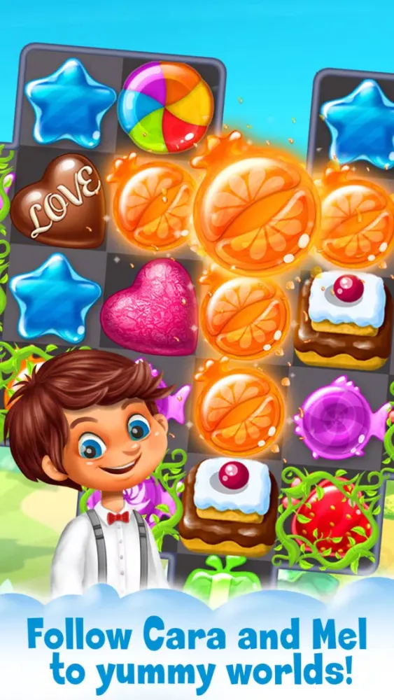 ภาพหน้าจอของ Sweet Tales: Valentine Match
