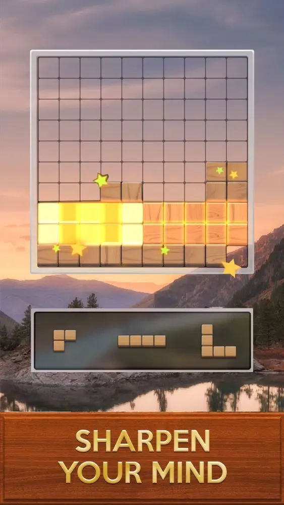 Capturas de tela do Wood Puzzle Landscapes