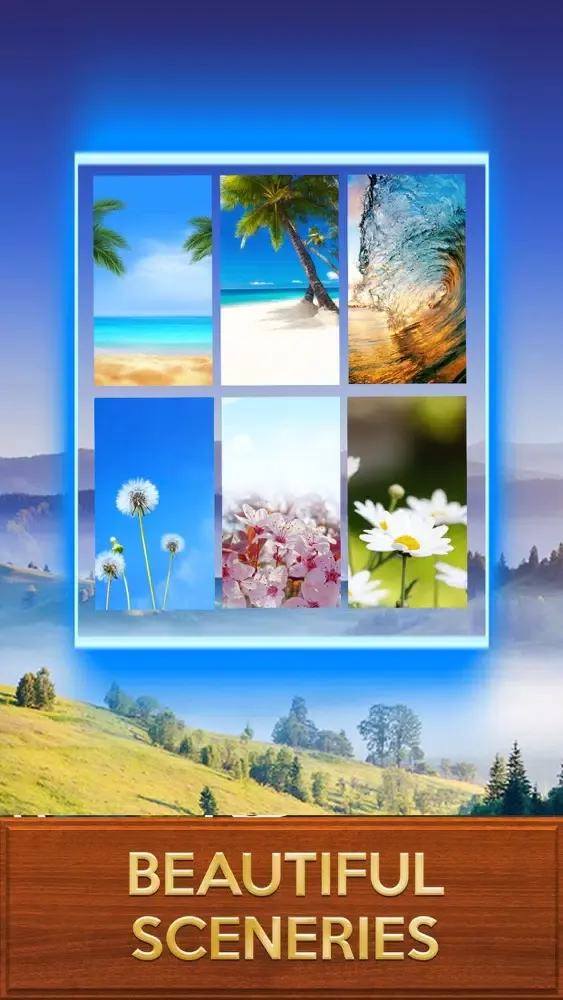Capturas de tela do Wood Puzzle Landscapes
