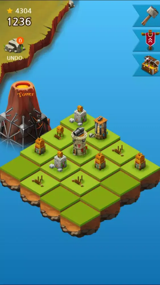 Ảnh chụp màn hình của City of 2048 - Build City/Tower Puzzle