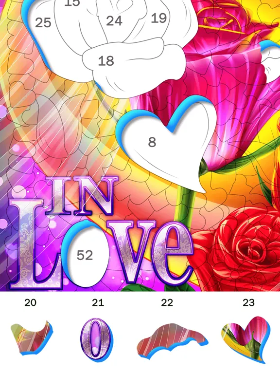 تصاویر Tap Color Jigsaw iPad 