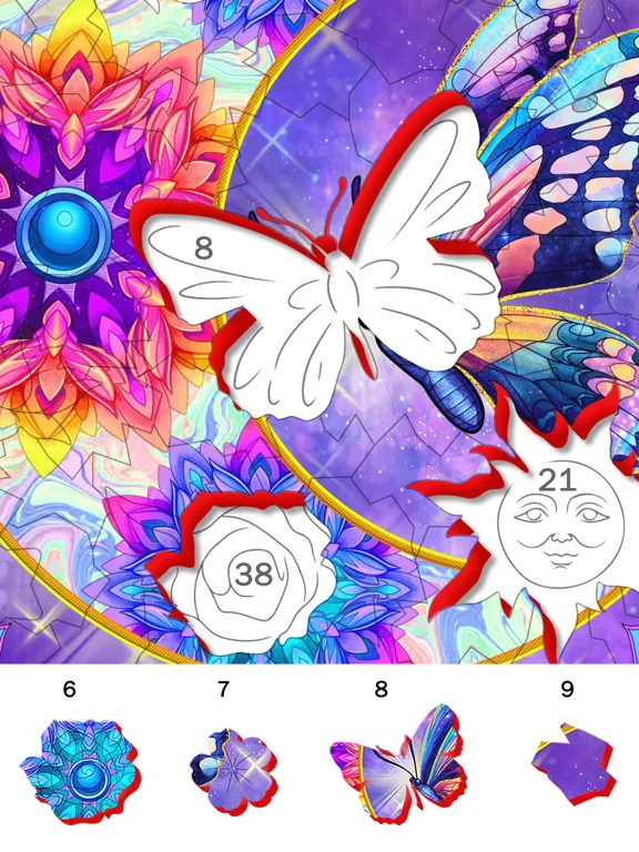 تصاویر Tap Color Jigsaw iPad 