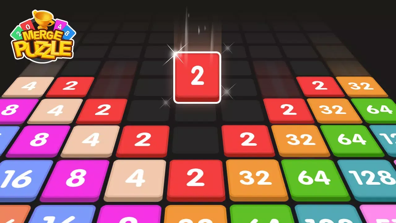 Tangkapan skrin Merge Block - number games