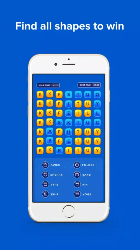 Скриншоты Pin Shape - word game puzzle fun brain challenge