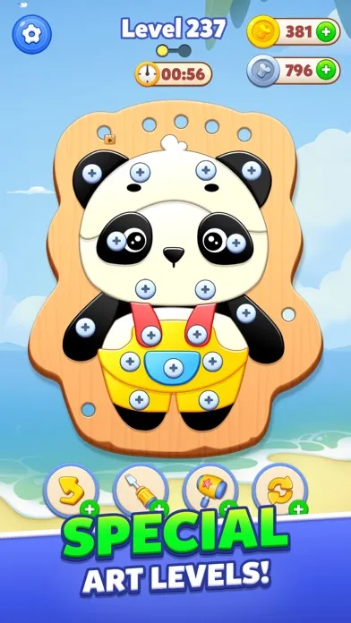 Screw Puzzle, Nuts & Bolts スクリーンショット