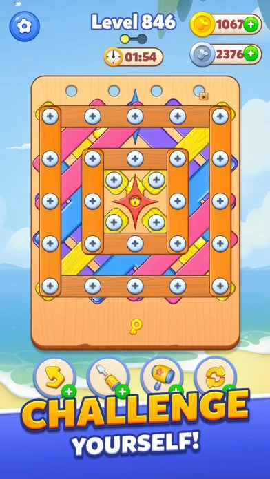 Screw Puzzle, Nuts & Bolts スクリーンショット