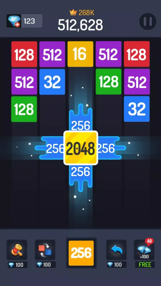 Numbers Game - 2048 Merge Screenshots