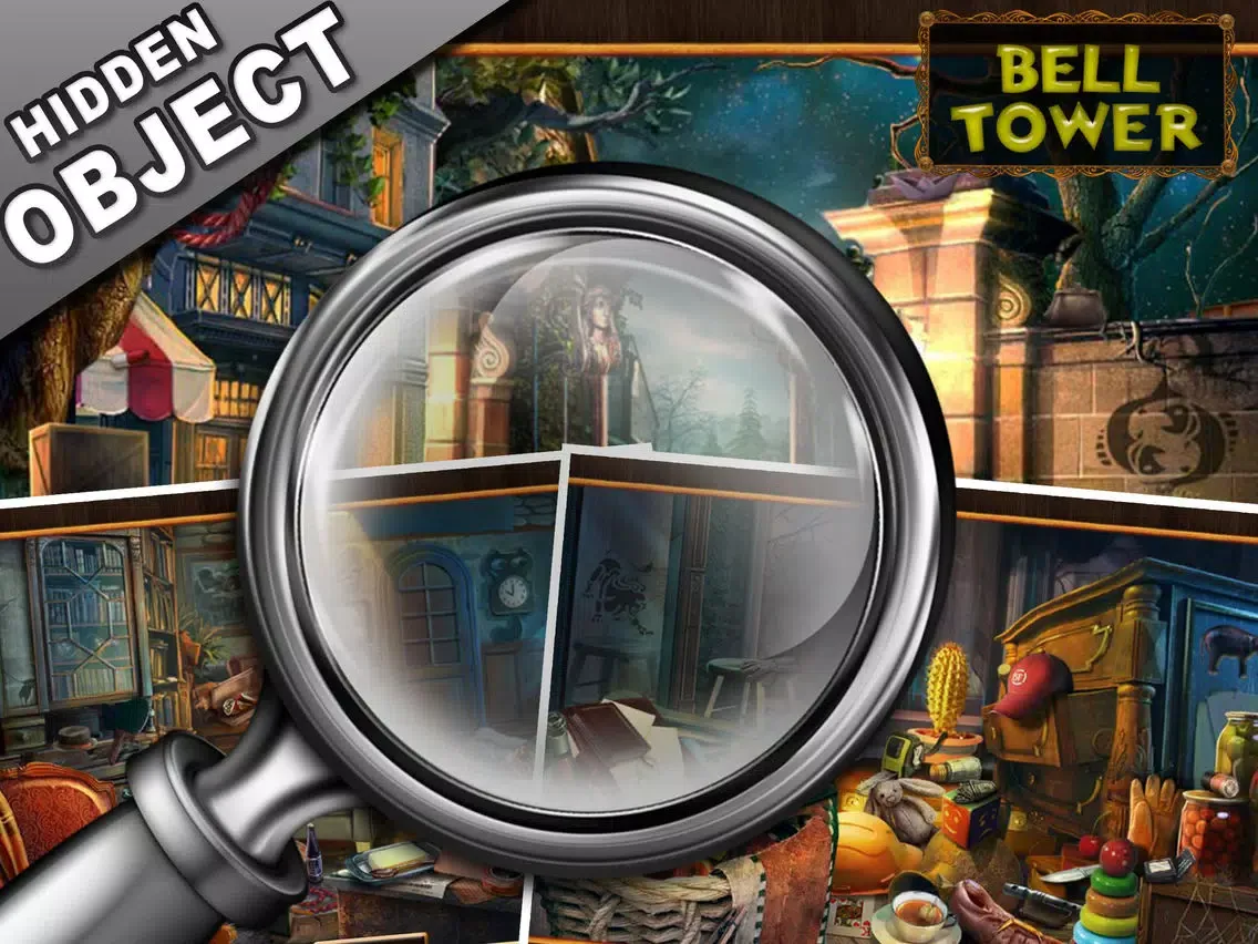 Mystery Hidden Object Games Bell Tower Find Clues iPad  سکرین شاٹس