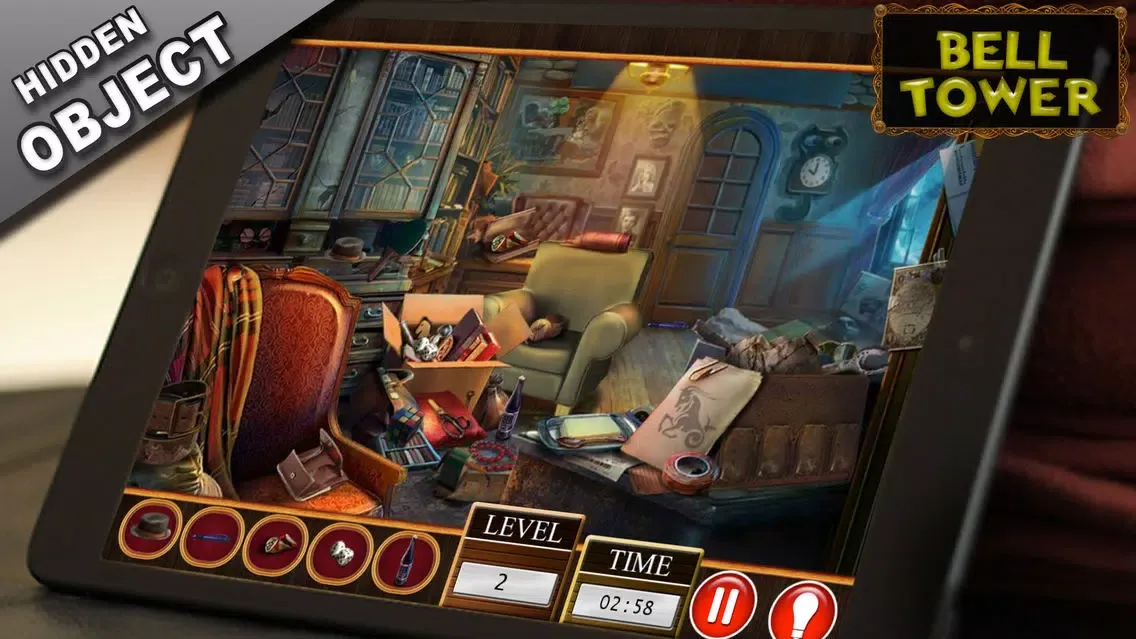 Mystery Hidden Object Games Bell Tower Find Clues سکرین شاٹس