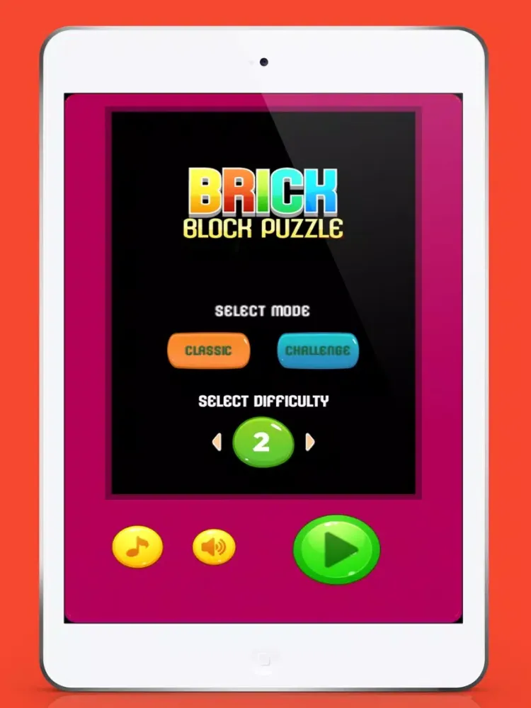 Brick block puzzle mania iPad 应用截图