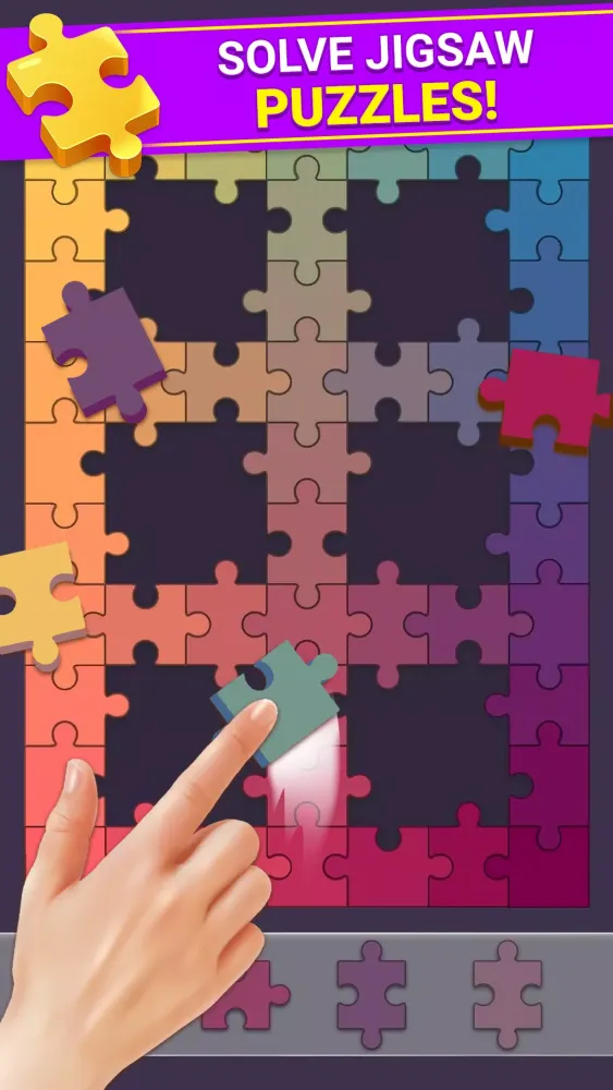 Color Gradient Jigsaw Puzzle Screenshots