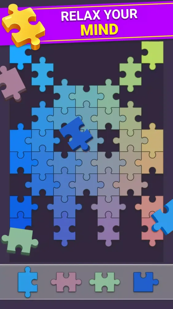 Color Gradient Jigsaw Puzzle Screenshots