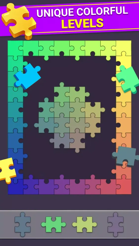 Color Gradient Jigsaw Puzzle Screenshots