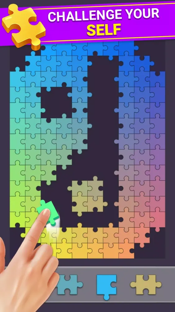Color Gradient Jigsaw Puzzle Screenshots