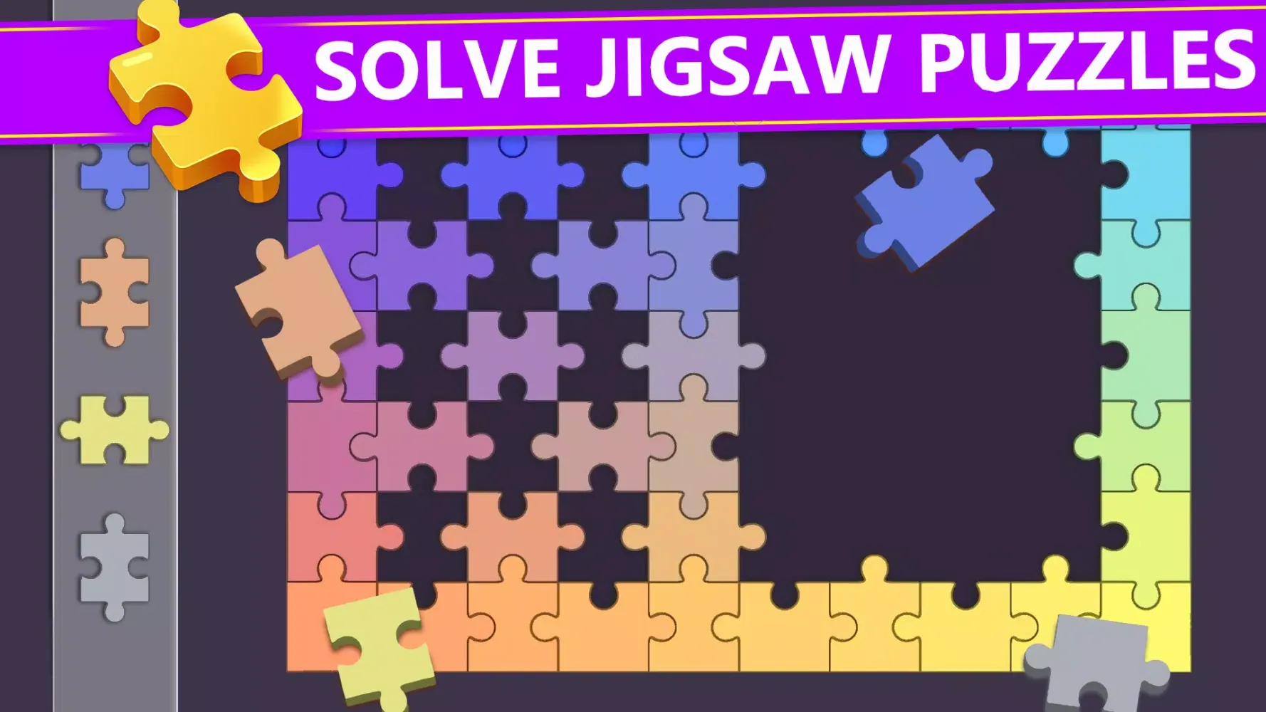 Color Gradient Jigsaw Puzzle Screenshots