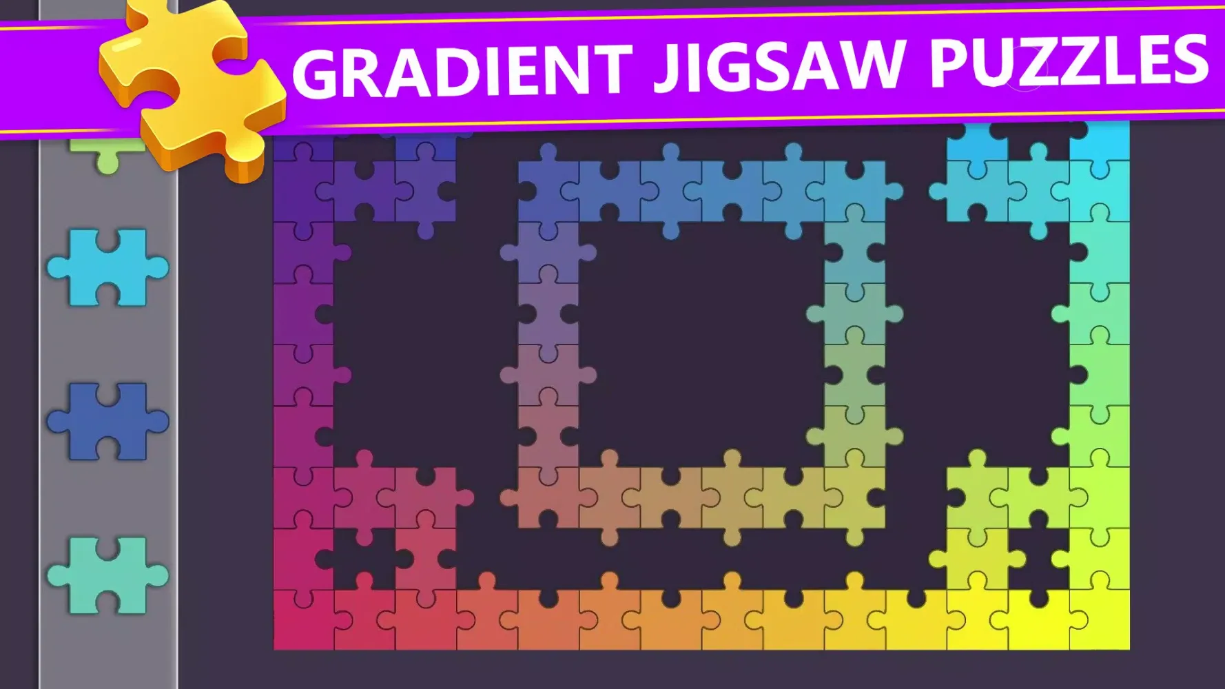 Color Gradient Jigsaw Puzzle Screenshots