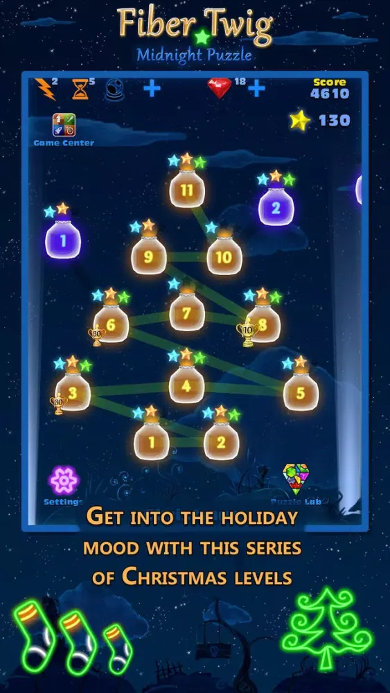 Fiber Twig: Midnight Puzzle スクリーンショット