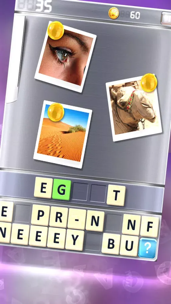 Capturas de tela do Words on Fridge