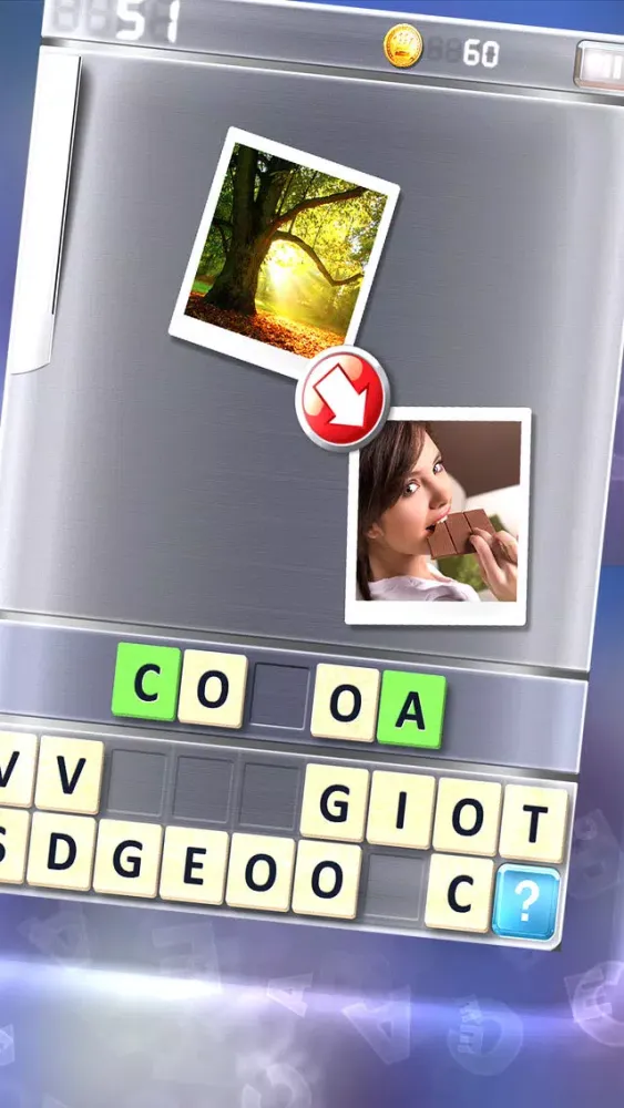Capturas de tela do Words on Fridge