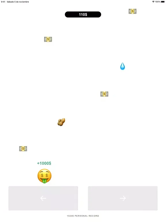 Ảnh chụp màn hình của The Rich Emoji Island iPad 
