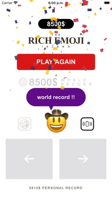 Ảnh chụp màn hình của The Rich Emoji Island