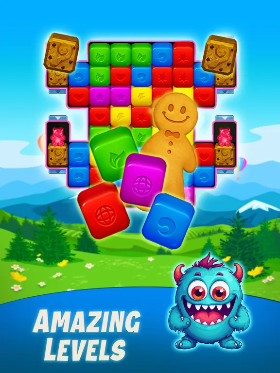 Screenshot di Jelly Blast - Match Puzzles iPad 
