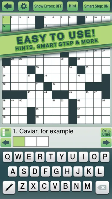 Penny Dell Jumbo Crosswords 2 – Crossword Puzzles for Everyone! Screenshots