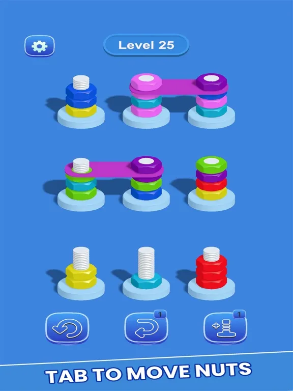 صور Sort Nuts & Bolts Master Game iPad 