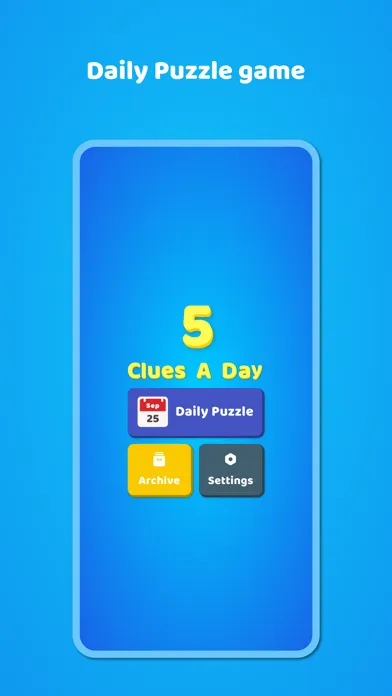 Zrzuty ekranu 5 Clues A Day