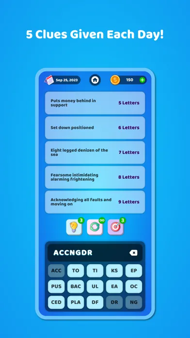 Zrzuty ekranu 5 Clues A Day