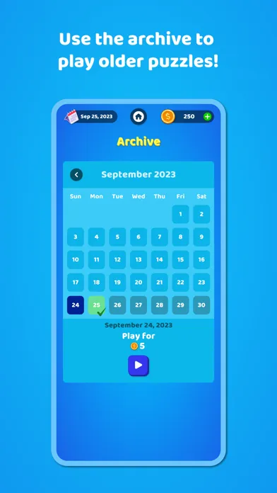 Zrzuty ekranu 5 Clues A Day