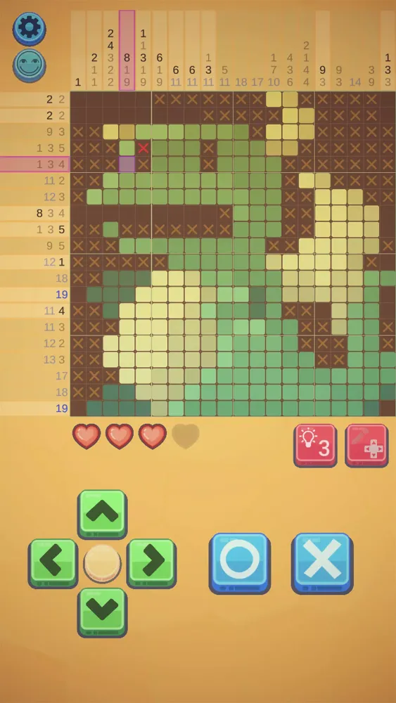 Tangkapan layar NemoAlice - nonogram puzzle