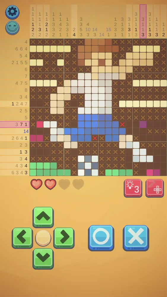 Tangkapan layar NemoAlice - nonogram puzzle