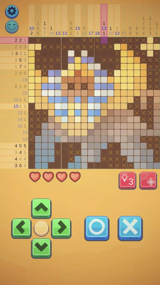 Tangkapan layar NemoAlice - nonogram puzzle