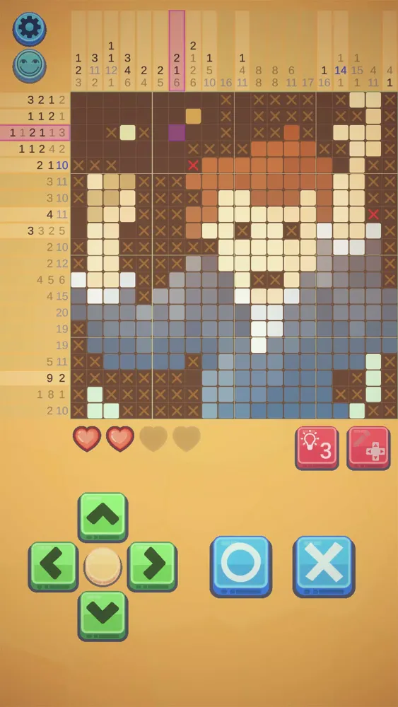 Tangkapan layar NemoAlice - nonogram puzzle