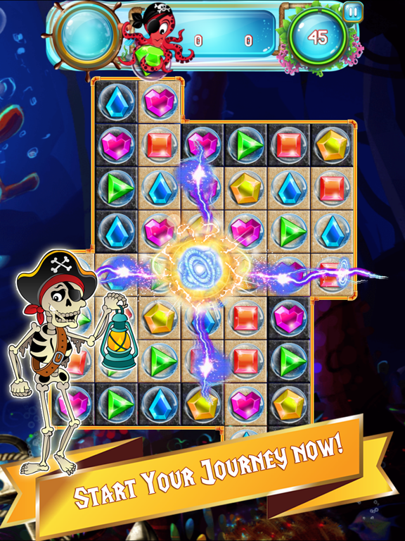 Скриншоты Jewel Oceans - The Ultimate Classic Free Games iPad 
