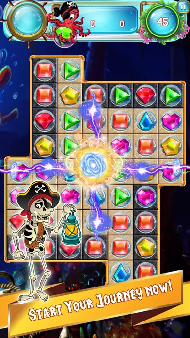 Jewel Oceans - The Ultimate Classic Free Games 스크린샷