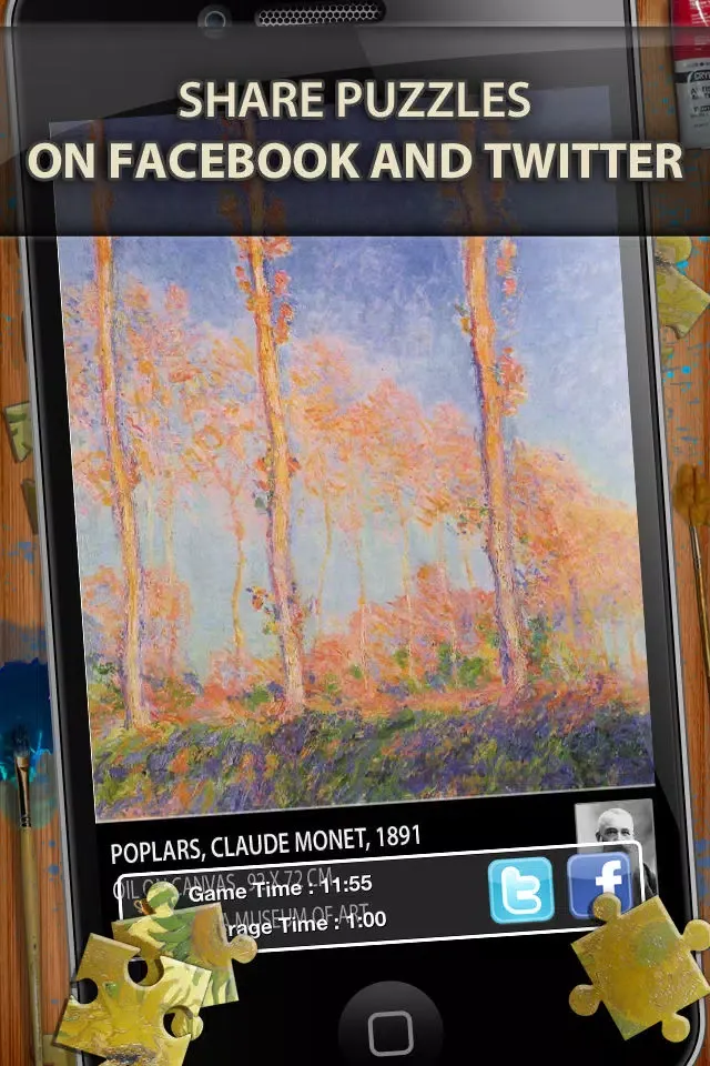 ART Jigsaw Puzzles - Renaissance, Baroque and Impressionism paintings we love and enjoy Screenshots