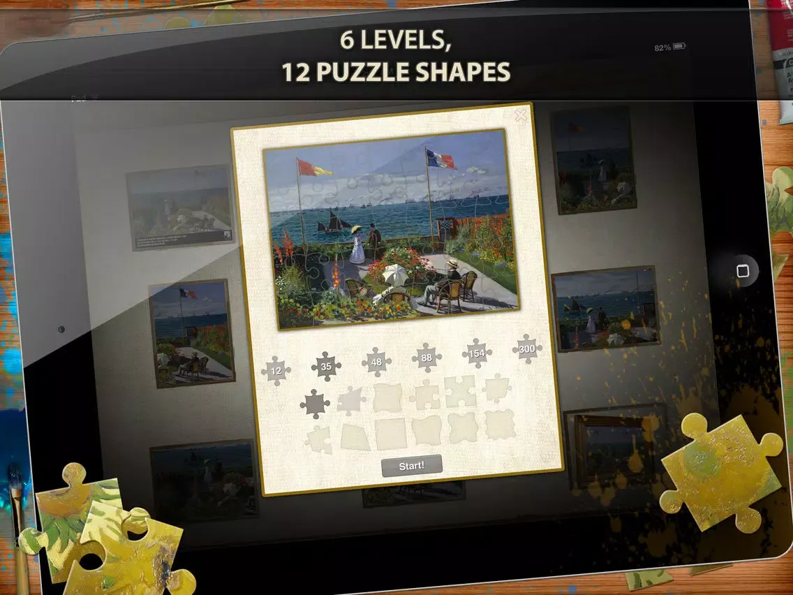 Capturas de tela do Claude Monet Jigsaw Puzzles - Play with Paintings. Prominent Masterpieces to recognize and put together iPad 