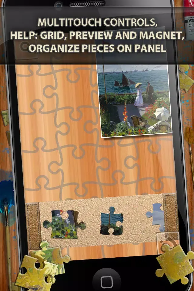 Capturas de tela do Claude Monet Jigsaw Puzzles - Play with Paintings. Prominent Masterpieces to recognize and put together